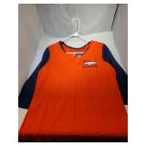 Denver Broncos Ladies 2XL 1/2 sleeve shirt