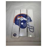 Denver Broncos wood sign - 11 inch by 17 inch