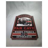 Atlanta Falcons wood sign - 11 inch by 17 inch