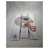 New England Patriots wood sign -11 inch by 17 inch