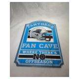 Carolina Panthers wood sign -11 inch by 17 inch