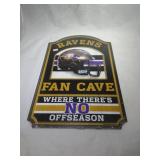Baltimore Ravens wood sign -11 inch by 17 inch