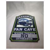 Seattle Seahawks wood sign -11 inch by 17 inch