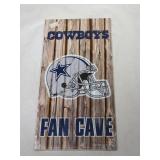 Dallas Cowboys wood sign - 12 inch by 6 inch
