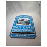Carolina Panthers wood sign -11 inch by 17 inch