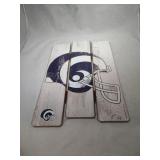 LA Rams wood sign -11 inch by 17 inch