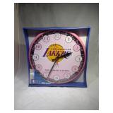 Wincraft LA Lakers Pink 12 inch clock