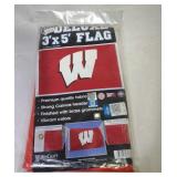 Wisconsin Badgers 3x5 ft Deluxe flag