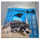 Carolina Panthers merchandise - 3 parking signs
