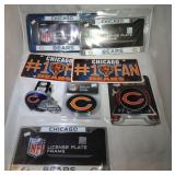 Chicago Bears merchandise - 3 license plate frames