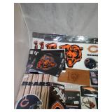 Chicago Bears merchandise - 2 team tin signs,