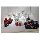 Chicago Bears merchandise - 2 stemmed wine