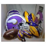 Minnesota Vikings merchandise - 3 helmet pillows,