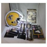 New Orleans Saints merchandise - 2 helmet pillows,