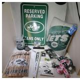 New York Jets merchandise - parking sign, 2 fan
