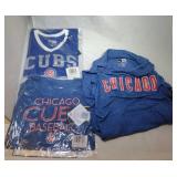 3 Chicago Cubs Kids 7/8 - one peep shoulder NIB,