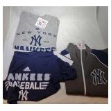 3 New York Yankees Youth S8 apparel - two shirts