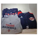3 Minnesota Twins Youth M10/12 shirts - one button