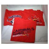 3 St. Louis Cardinals Youth Large t-shirts