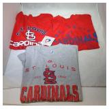 3 St. Louis Cardinals Youth Large t-shirts