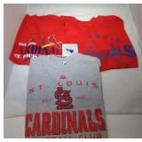 3 St. Louis Cardinals Youth Large t-shirts