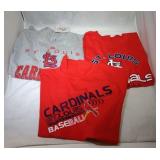 3 St. Louis Cardinals Youth Large t-shirts