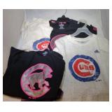 4 Chicago Cubs Girls Youth shirts