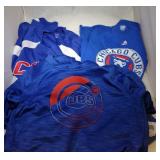 3 Chicago Cubs Youth Large shirts - one hooded