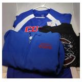 3 Chicago Cubs Youth Large shirts - one zippered