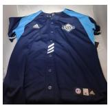 Tampa Bay Devil Rays Youth XL button up jersey