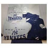 4 New York Yankees Youth XL shirts - two long