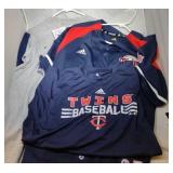 3 Minnesota Twins Youth XL shirts - one button up