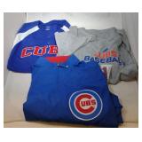 3 Chicago Cubs Youth XL shirts - one zip up
