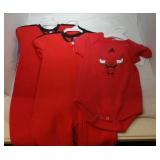 3 Chicago Bulls Kids apparel - one 18M onesie and