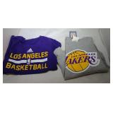 2 LA Lakers Kids shirts - one XS long sleeve and