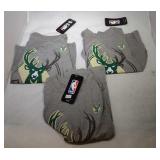 3 Milwaukee Bucks Kids M5/6 long sleeve shirts