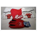 3 Chicago Bulls Kids M5/6 t-shirts and pair of