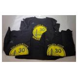3 Golden State Warriors Kids Large 7/6X #30 Curry