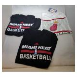 3 Miami Heat Youth M10/12 t-shirts