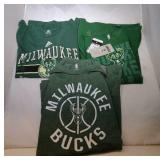 3 Milwaukee Bucks Youth L14/16 t-shirts
