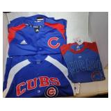 3 Chicago Cubs Youth M10/12 shirts - two button