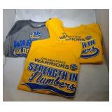 3 Golden State Warriors Youth L14/16 shirts - one
