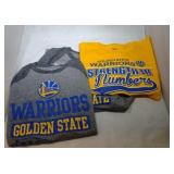 3 Golden State Warriors Youth L14/16 shirts - two