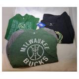 3 Milwaukee Bucks Youth XL18 t-shirts