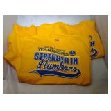 3 Golden State Warriors Youth XL18 t-shirts