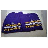 2 LA Lakers Youth XL18 t-shirts