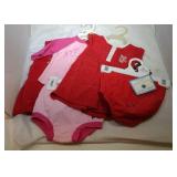 4 Wisconsin Badgers Kids 3/6M apparel - 2 pc