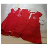 3 Wisconsin Badgers Kids 12/18M dresses