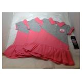 3 Green Bay Packers Girls 12M pink dresses