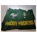 4 Green Bay Packers Youth M10/12 shirts - one #12